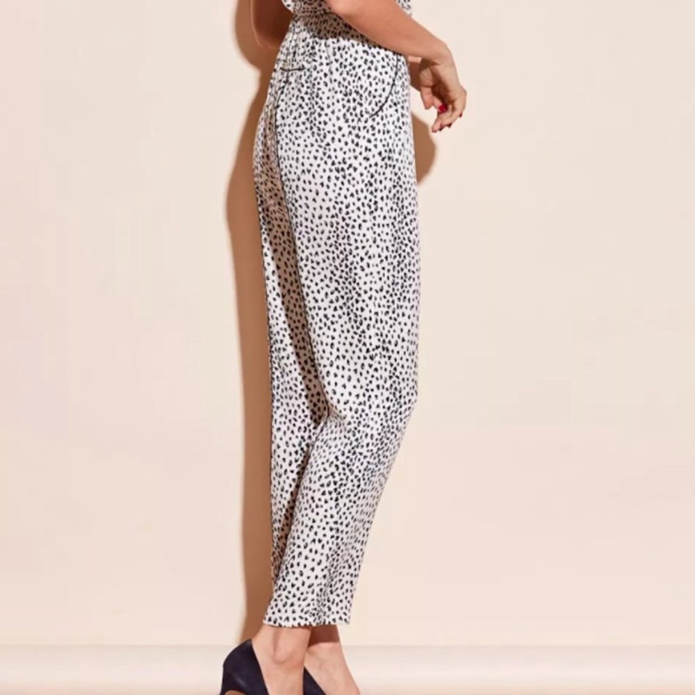 Fleur Du Mal Black & White Bedroom To Boardroom Pajama Pant